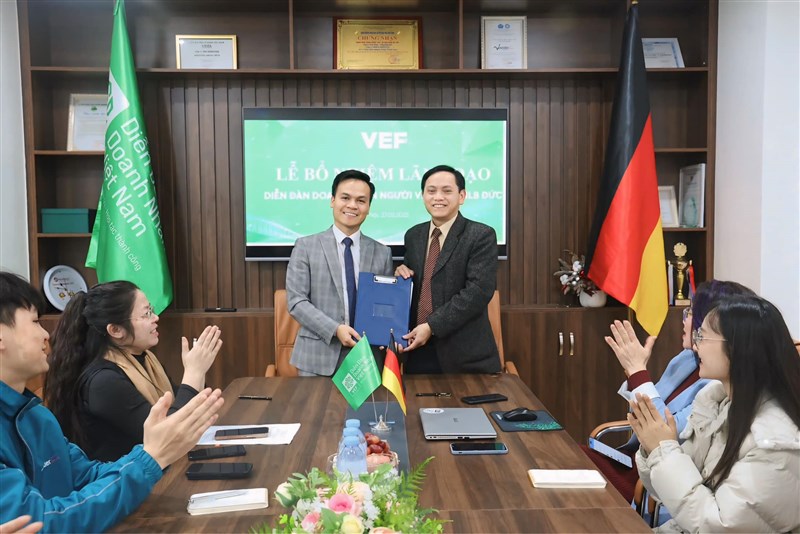 Vef Global bổ nhiệm chủ tịch Diễn đàn Doanh nhân người Việt tại Đức